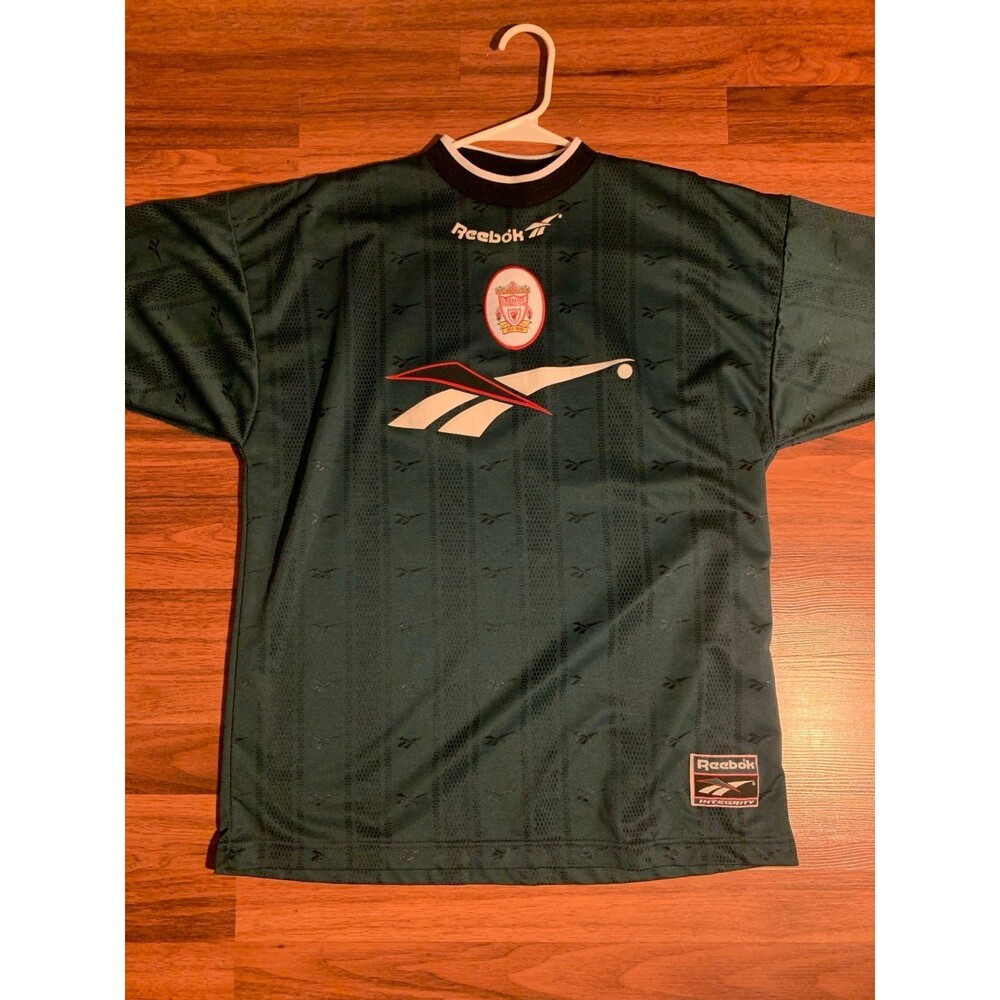 rare liverpool fc 1996/1997 reebok training top